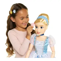 Disney Princess Cenerentola Bambola Articolata Playdate 80cm Con Accessori - collezionabili bambina