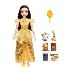 Disney Princess Belle Bambola Articolata Playdate 80cm Con Accessori - collezionabili bambina