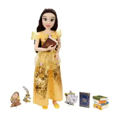 Disney Princess Belle Bambola Articolata Playdate 80cm Con Accessori - collezionabili bambina