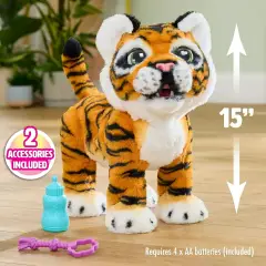 Fur Real - Gabby Tiger Tigrotta Interattiva Cresce E Ruggisce - peluches 0/36 mesi