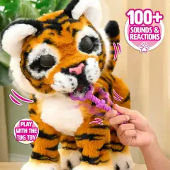 Fur Real - Gabby Tiger Tigrotta Interattiva Cresce E Ruggisce - peluches 0/36 mesi