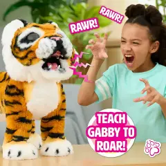 Fur Real - Gabby Tiger Tigrotta Interattiva Cresce E Ruggisce - peluches 0/36 mesi