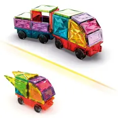 Geomag Magnetic Tiles Gems Veicoli 24 Pezzi - Costruzioni tecniche