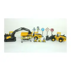 Mini Volvo Playset Con Accessori Set 3 Mezzi - auto