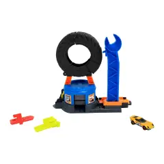 Hot Wheels Downtown Officina Pneumatici - action figures ed accessori