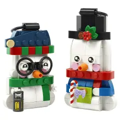 LEGO Iconic Pupazzi di neve ornamentali 40812 - 168 Pezzi - lego
