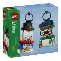 LEGO Iconic Pupazzi di neve ornamentali 40812 - 168 Pezzi - lego