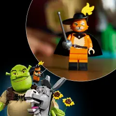 LEGO Shrek, Ciuchino e Gatto con gli Stivali - 1403 Pezzi - lego