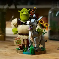 LEGO Shrek, Ciuchino e Gatto con gli Stivali - 1403 Pezzi - lego