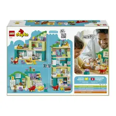 LEGO DUPLO 10470 Casa Familiare Moderna 3 in 1 con Personaggi - Costruzioni in plastica