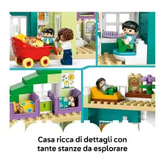 LEGO DUPLO 10470 Casa Familiare Moderna 3 in 1 con Personaggi - Costruzioni in plastica