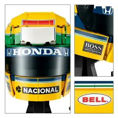 LEGO Editions Formula 1 Casco Ayrton Senna 43024 931 Pezzi - lego