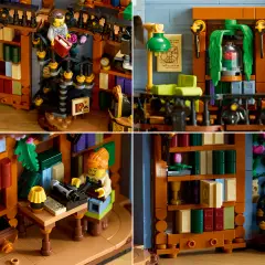 LEGO Icons Libreria Book Nook 11379 Reggilibri Decorativo, 18+ - lego