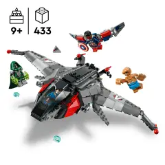 LEGO Super Heroes Avengers: Doomsday Quinjet 76347 - 433 Pezzi - lego