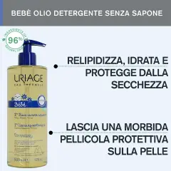 Uriage Bebè Olio Detergente 500ml - cosmesi e igiene