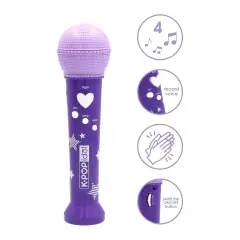 K Pop Idol Microfono Con Registrazione Vocale E Suoni - action figures ed accessori