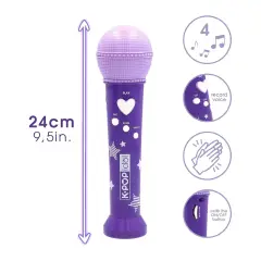 K Pop Idol Microfono Con Registrazione Vocale E Suoni - action figures ed accessori