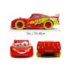 Cars Saetta McQueen Glow Racers Radiocomandato Scala 1:14 - radiocomandi