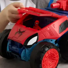 Spiderman Veicolo Giocattolo Super Carro Armato 2 in 1 - action figures ed accessori