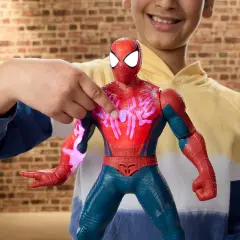 Spiderman Action Figure Power-Charge 36,8 cm con Luci e Suoni - action figures ed accessori