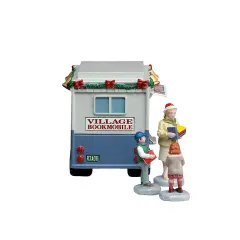 Natale Bookmobile Set Of 4 - scene e villaggi
