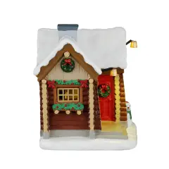 Lemax Snowshoe Cabin 64680 – Baita Natalizia Luminosa Vail Village - scene e villaggi