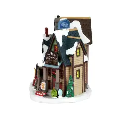 Lemax Bighorn Peak Mountain Sports Snow Gear 65536 – Negozio Sci Luminoso - scene e villaggi