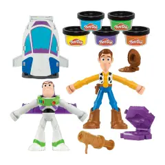 Playdoh Toy Story Playset Spaziale con Buzz e Woody - creatività