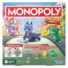 Monopoly Junior Square 2 in 1 - Giochi di società