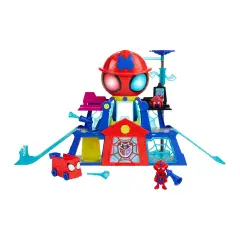 Spidey Rescue-Webs Web-Quarters Playset Elettronico - action figures ed accessori