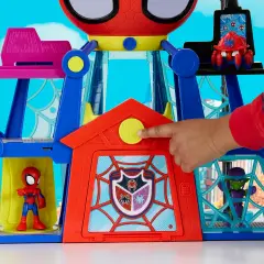 Spidey Rescue-Webs Web-Quarters Playset Elettronico - action figures ed accessori