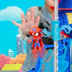 Spidey Rescue-Webs Web-Quarters Playset Elettronico - action figures ed accessori