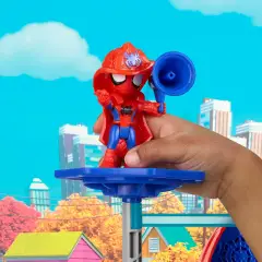 Spidey Rescue-Webs Web-Quarters Playset Elettronico - action figures ed accessori