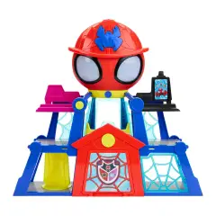 Spidey Rescue-Webs Web-Quarters Playset Elettronico - action figures ed accessori