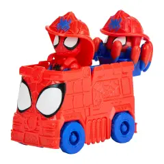 Spidey Rescue-Webs Web-Quarters Playset Elettronico - action figures ed accessori