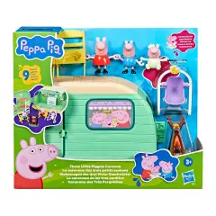 Peppa Pig Camper Playset Con 3 Personaggi - action figures ed accessori