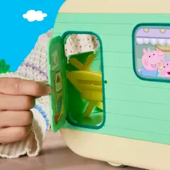 Peppa Pig Camper Playset Con 3 Personaggi - action figures ed accessori