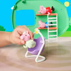 Peppa Pig Camper Playset Con 3 Personaggi - action figures ed accessori