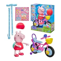 Peppa Pig Playset Con Bicicletta - action figures ed accessori