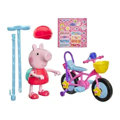 Peppa Pig Playset Con Bicicletta - action figures ed accessori