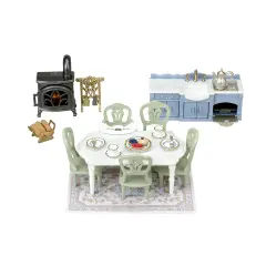Sylvanian Families La Cucina Della Villa Sul Fiume - play set