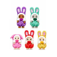 Sylvanian Families Cutie Collectibles - Bebè Coniglio Con Costume Colorato - collezionabili bambina
