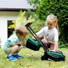 Rasaerba Elettrico Giocattolo Bosch Rotak Con Suoni E Luci - Giardinaggio