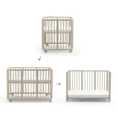 Stokke Nighti Culla Evolutiva Bundle 5in1 0-5 Anni Vanilla Whaite con Tessile bianco - collezioni