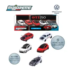 Majorette Volkswagen Golf GTI - Confezione da 5 Auto - auto
