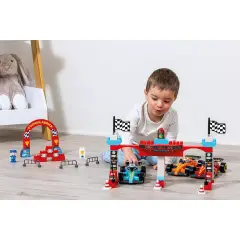 Ecoiffier Abrick Formula 1 Grand Prix Set Costruzioni - Costruzioni in plastica