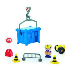 Ecoiffier Abrick Cantiere con Gru e Veicoli - Costruzioni in plastica