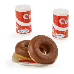 Set Giocattolo Fast Food per Bambini 25 Pezzi - Alimenti, mercatini, stoviglie