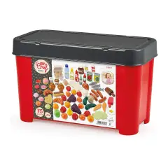 Cofanetto Alimenti 75 Pezzi - Alimenti, mercatini, stoviglie