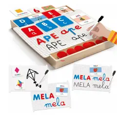 Montessori Super Box Leggere E Scrivere Headu - Associazioni e tombole